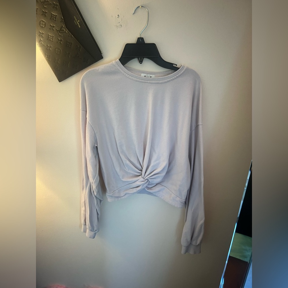 Light pink garage sweatshirt